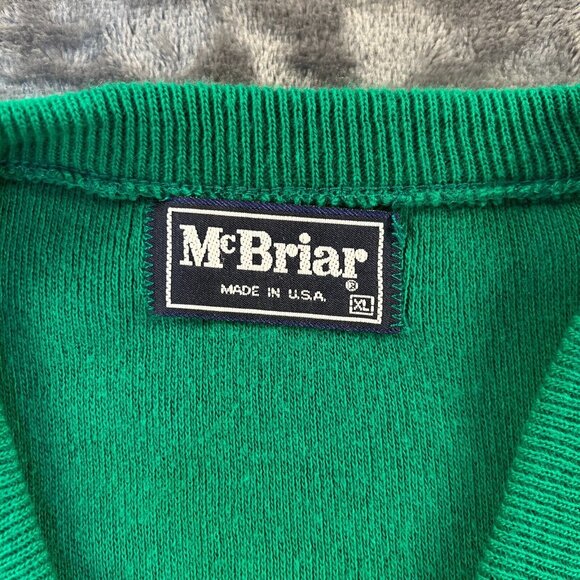 Vintage McBriar Pullover Sweater Men XL Job Corps Pride Peace Crop Made In USA - Picture 9 of 15